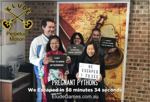Family Photo at Elude Escape Rooms